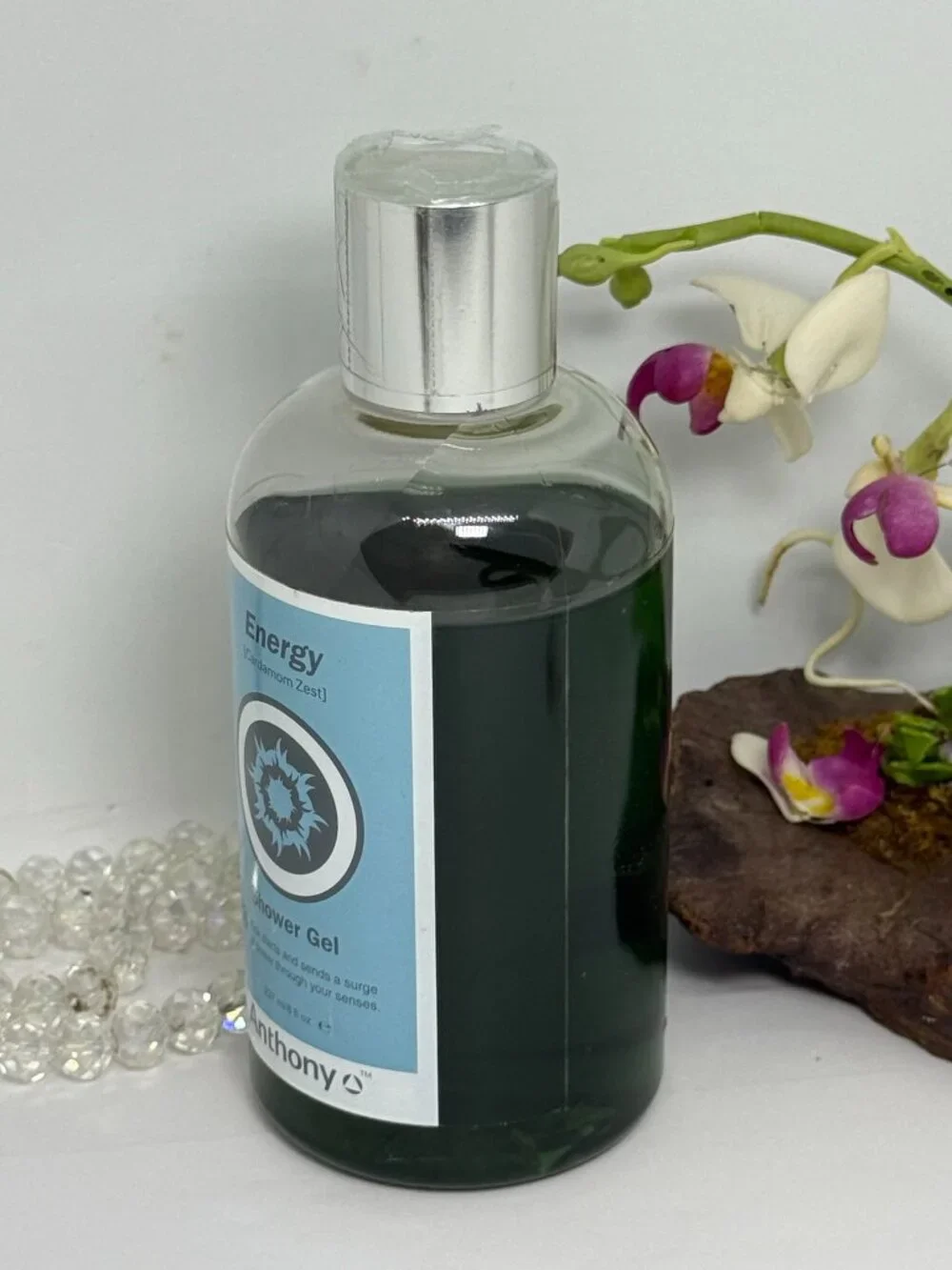 Anthony Shower Gel - Energy Cardamom Zest  - 8 fl oz / 237 ml - New - Rare*